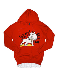 Plus Eighteen: Do Not Mess With Me Hoodie (Red)